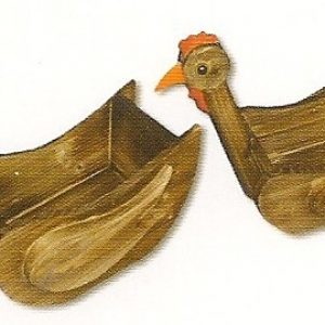 Lot de 2 poules