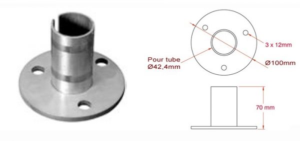 Embase pour tube