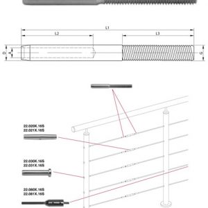 Embout droite 6mm