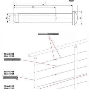 Embout poteau 4 mm