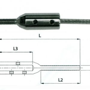 Embout à visser 4mm - Filetage male