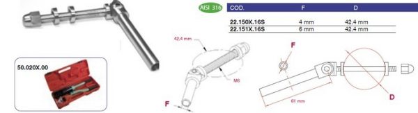 Mandrin pour cable 6 mm - Réglable