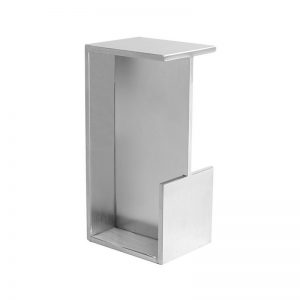 Poignées inox rectangulaire pour porte coulissante