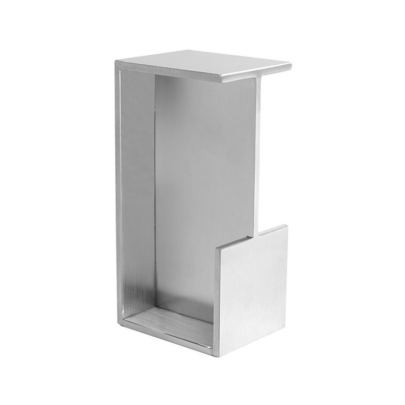 Poignées inox rectangulaire pour porte coulissante