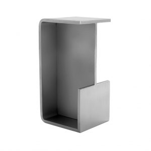 Poignées inox rectangulaire pour porte coulissante